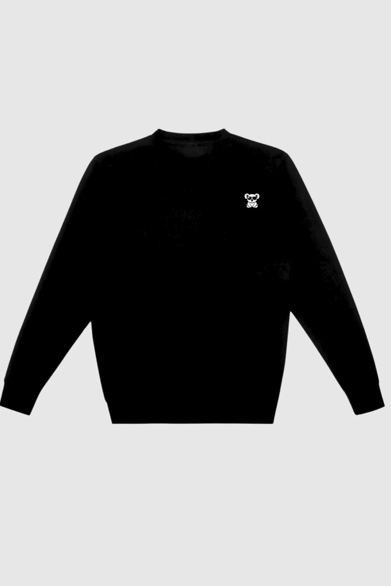 Suéter Negro Cuello Redondo Koala