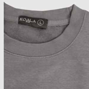 Suéter Premium Gris Cuello Redondo Koala