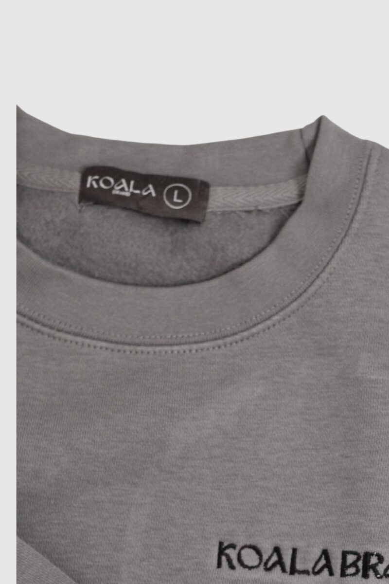 Suéter Premium Gris Cuello Redondo Koala