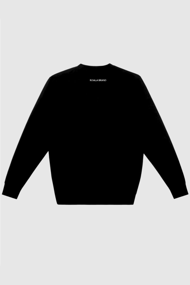 Suéter Negro Cuello Redondo Koala