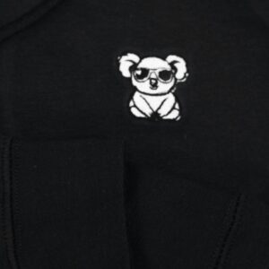 Hoodie Premium Negro Koala