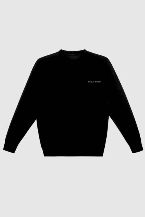Suéter Negro Cuello Redondo Koala