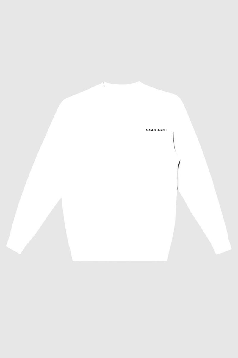 Suéter Premium Blanco Cuello Redondo Koala