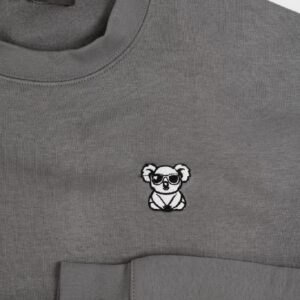 Suéter Premium Gris Cuello Redondo Koala