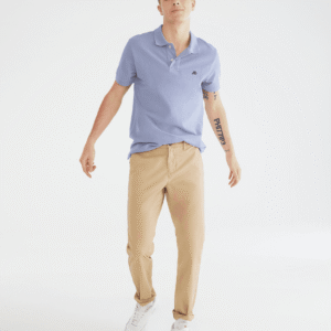 Pantalones chinos crema