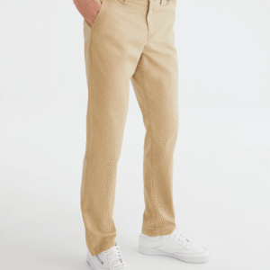 Pantalones chinos crema