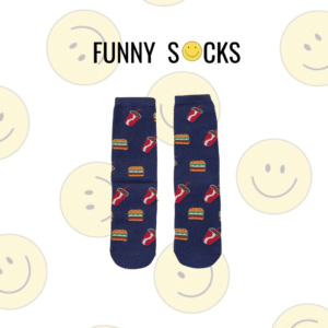 Burgers and coke | Funny Socks
