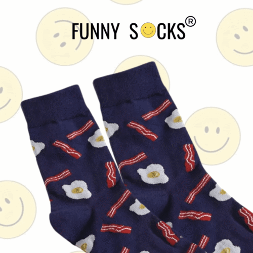 Eggs and bacon | Funny Socks