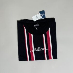 Camiseta lisa con rayas verticales