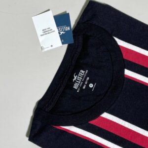 Camiseta lisa con rayas verticales