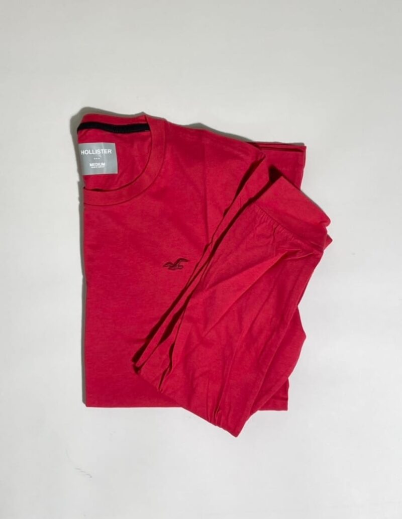 Camiseta lisa manga larga