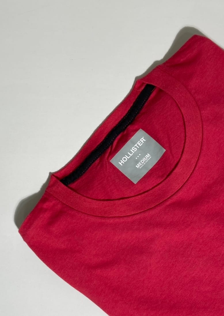 Camiseta lisa manga larga