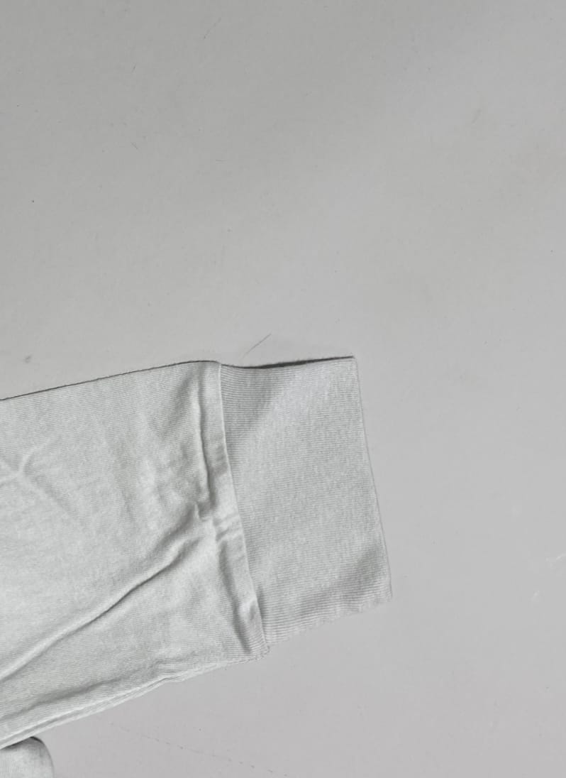 Camiseta lisa manga larga