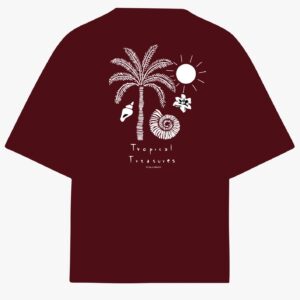 Tropical Rojo Vino Classic Oversized Koala