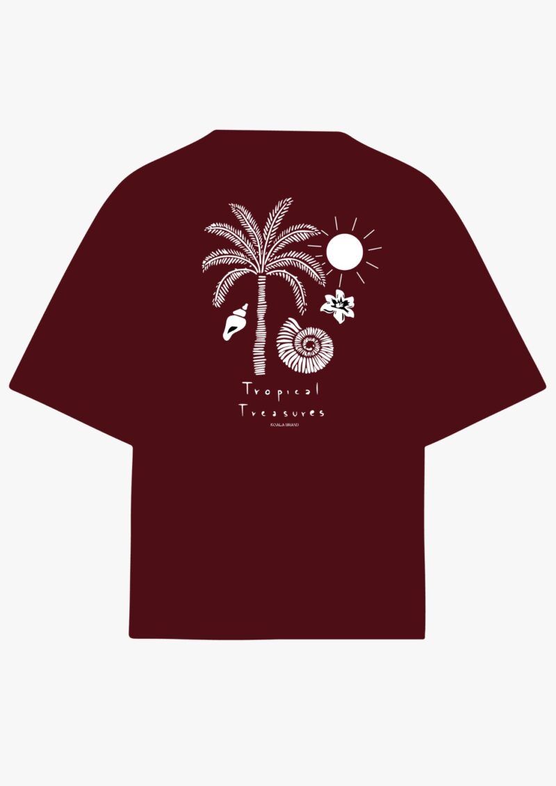 Tropical Rojo Vino Classic Oversized Koala