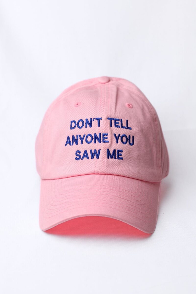 Don't tell pink koala cap