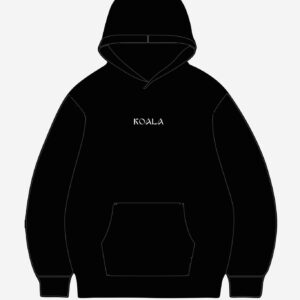 Hoodie black koala