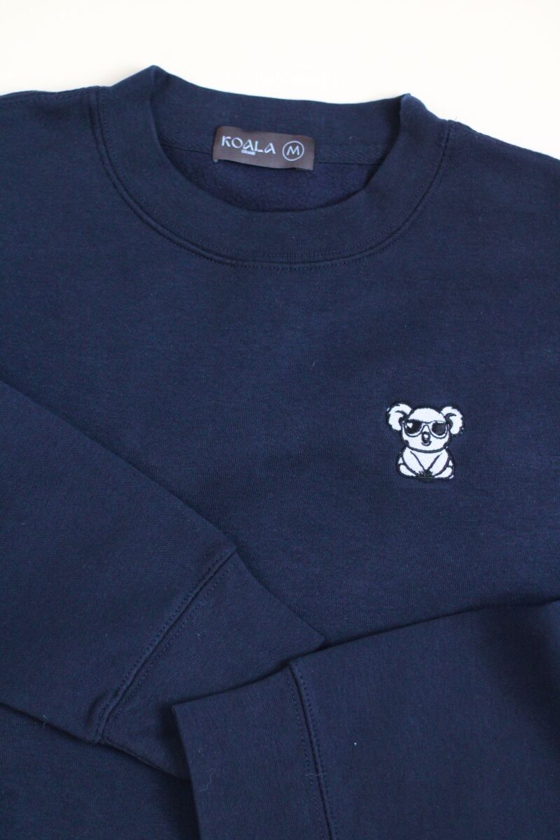 Suéter Premium Azul Marino Cuello Redondo Koala