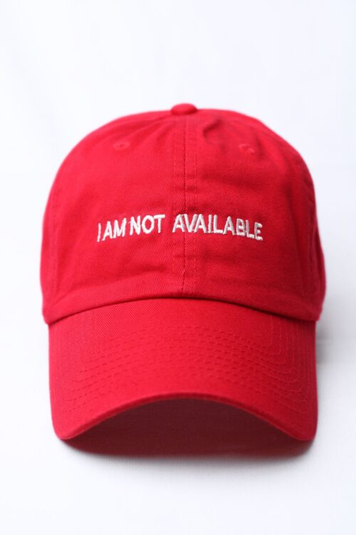 Available red koala cap