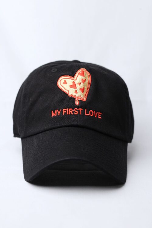 My first love embroidered koala cap