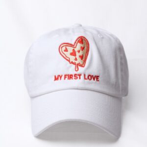 My first love embroidered koala cap