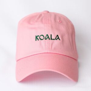 pink-koala-cap-1.jpg Gorra rosada básica Koala