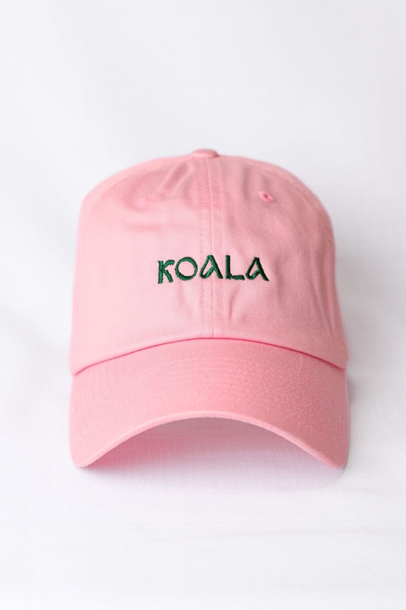 pink-koala-cap-1.jpg Gorra rosada básica Koala