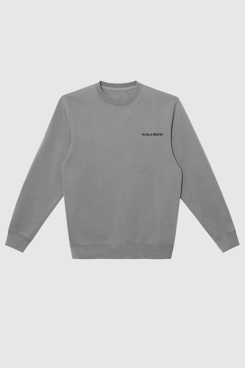 Suéter Premium Gris Cuello Redondo Koala
