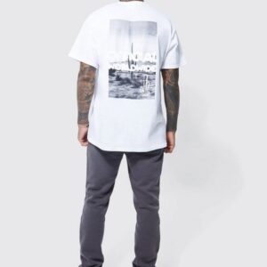 Camiseta oversized MAN