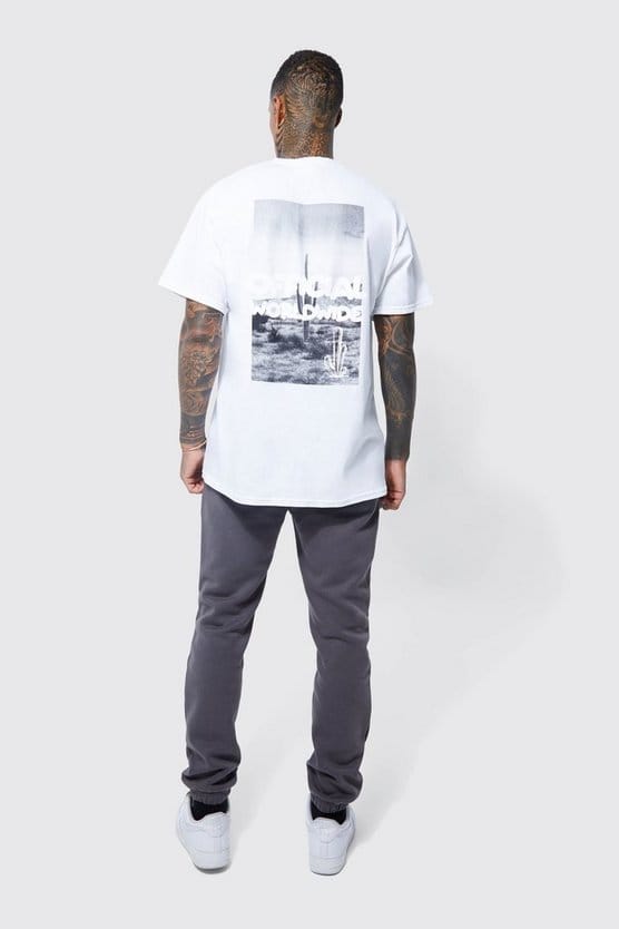 Camiseta oversized MAN