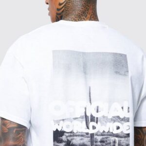 Camiseta oversized MAN