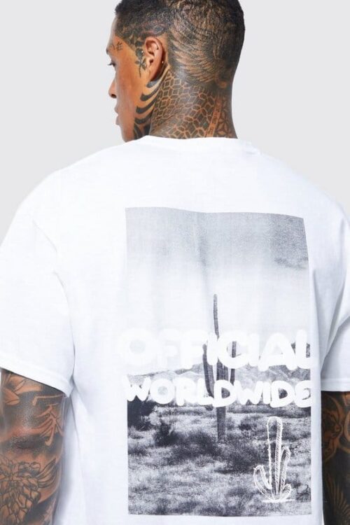 Camiseta oversized MAN