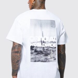 Camiseta oversized MAN
