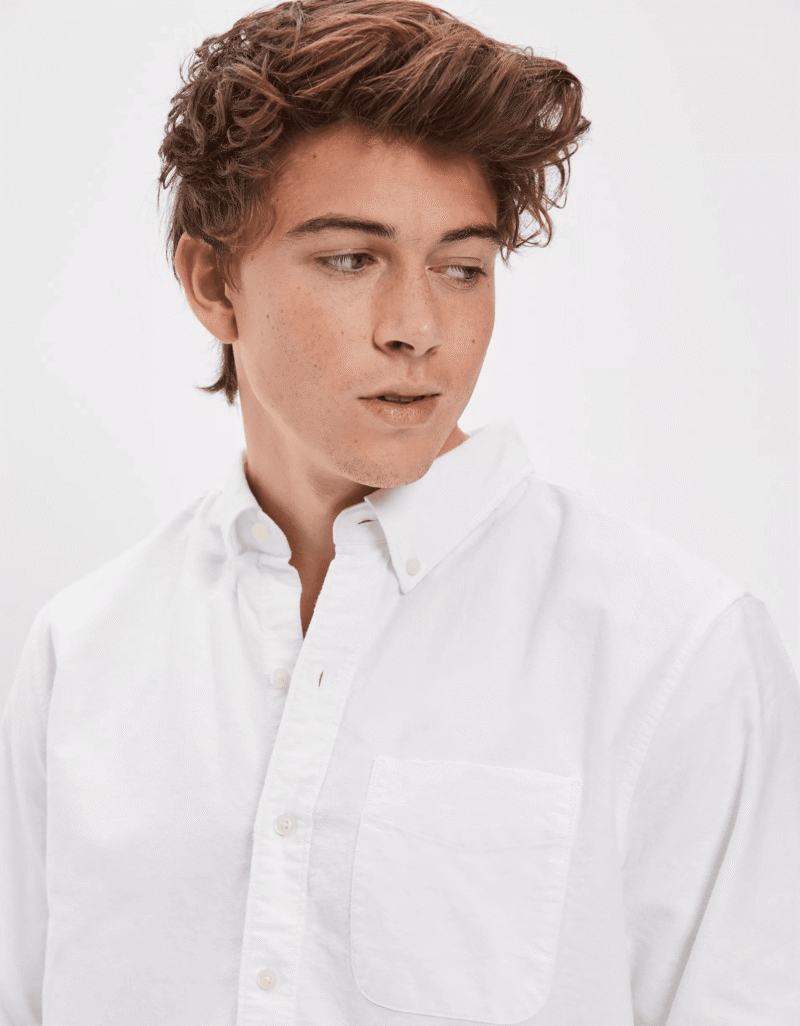 Camisa oxford con botones AE