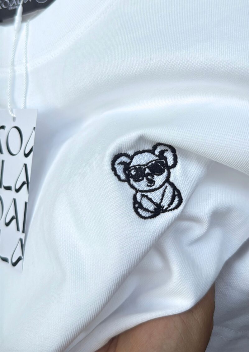 Icon Bordado Blanco Clásica Premium Oversized Koala