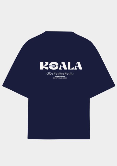 Koala Azul Marino Clásica Premium Oversized Koala