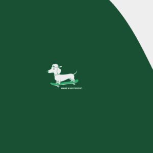 Skate Verde Bosque Clásica Premium Oversized Koala