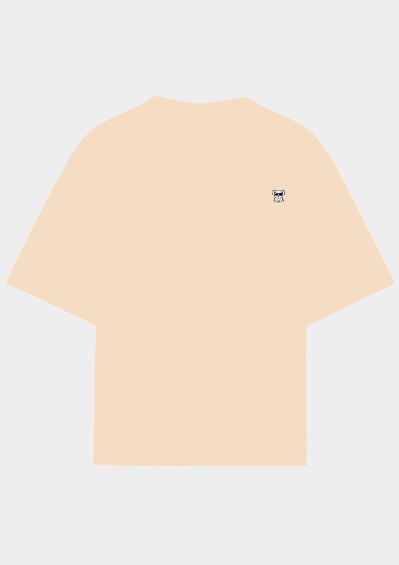 Icon Beige Arena Bordado Clásica Premium Oversized Koala