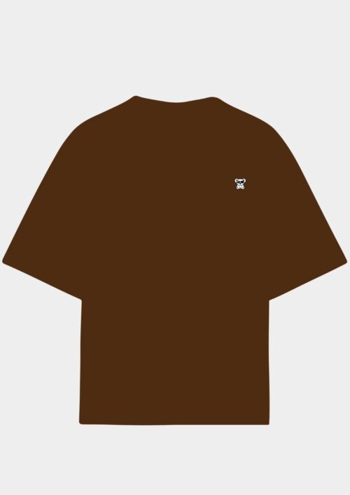 ICN-CHO-BOR Icon Chocolate Bordado Heavyweight Oversized Koala