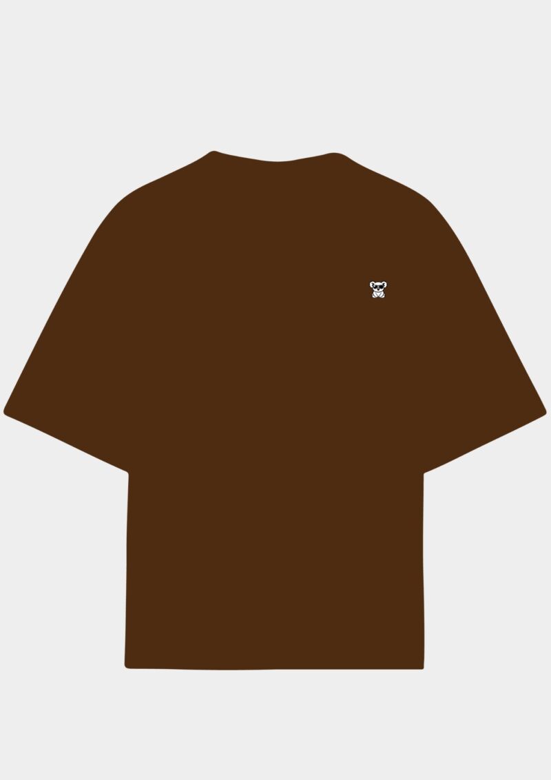 ICN-CHO-BOR Icon Chocolate Bordado Heavyweight Oversized Koala