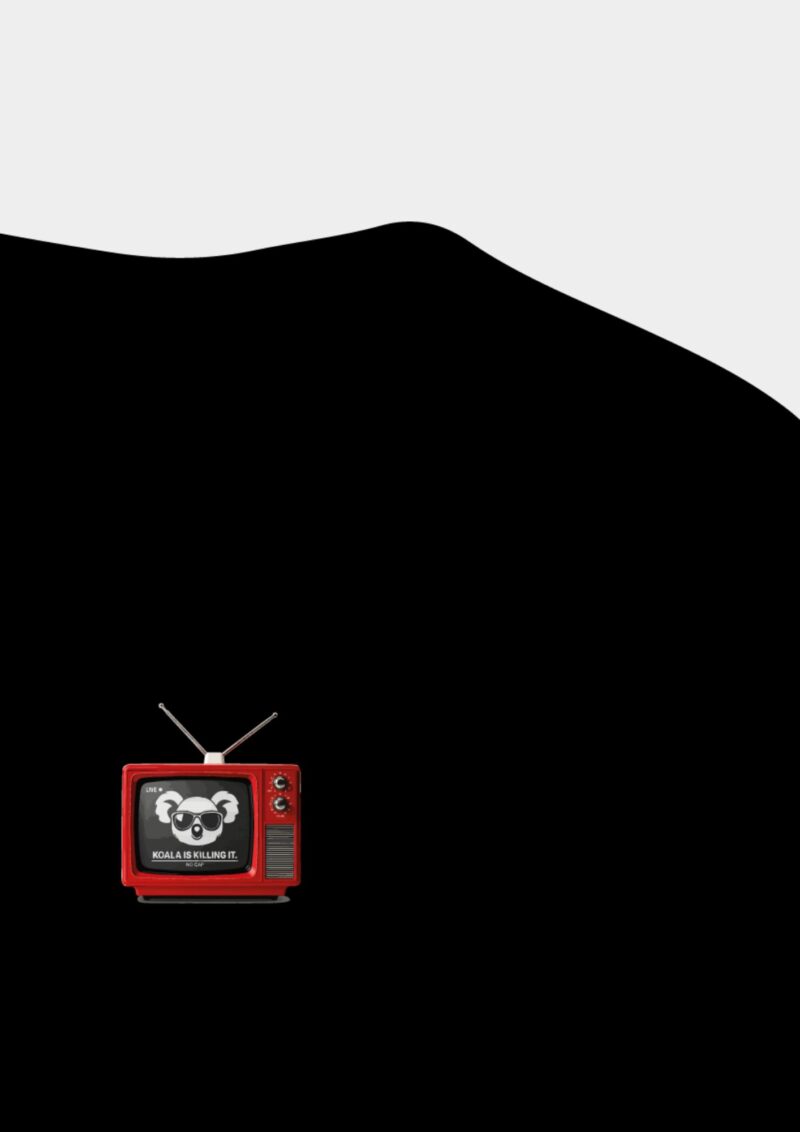 TV-NEG-HEA (2) TV Negro Heavyweight Oversized Koala