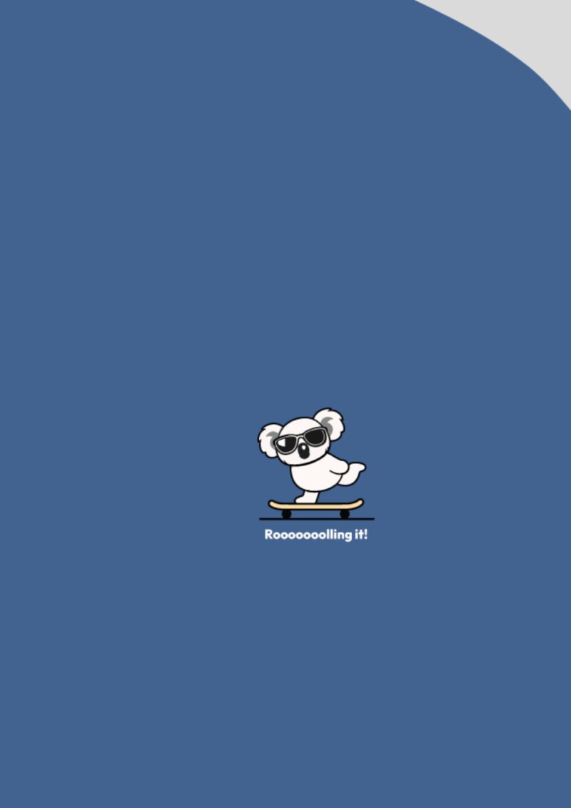 Rolling Azulejo Vintage Oversized Koala