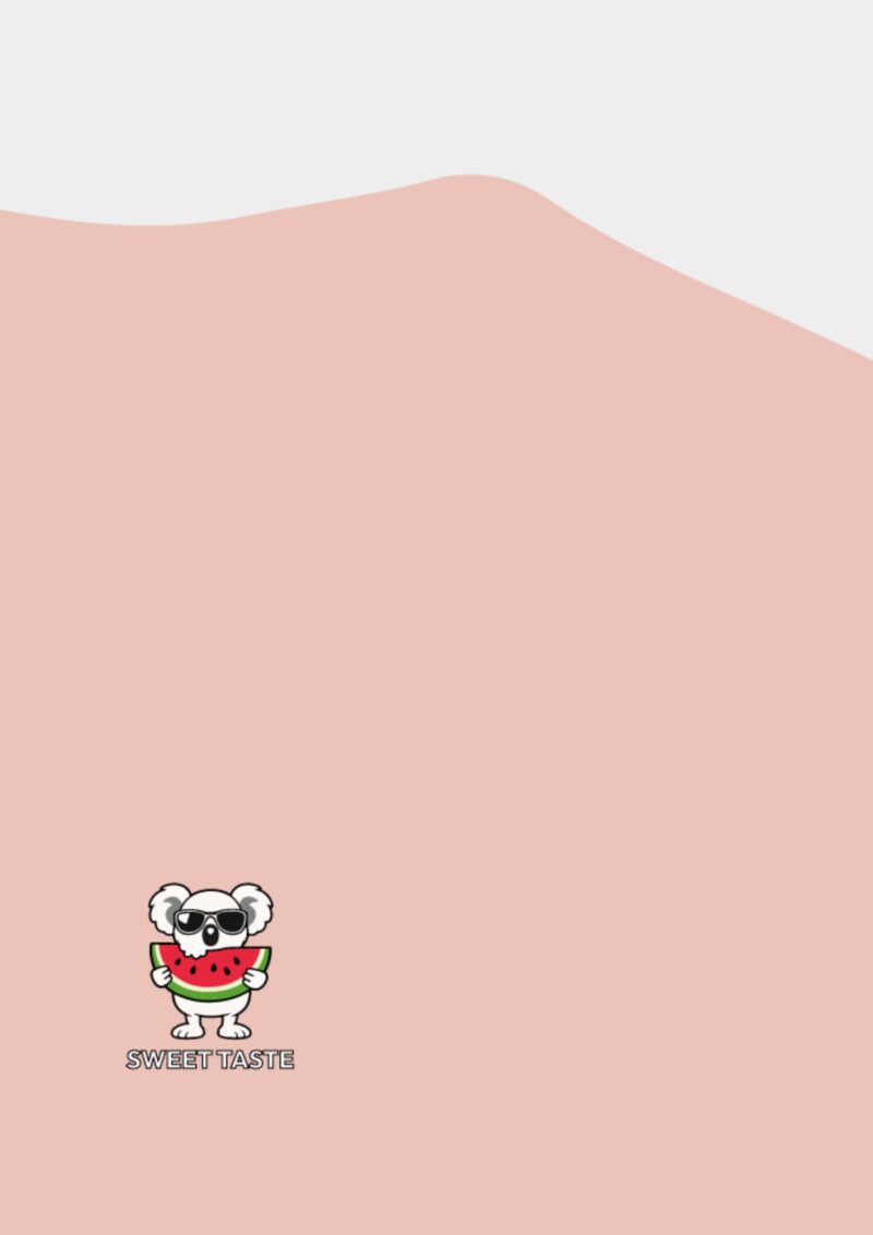 Watermelon Rosado Vintage Oversized Koala