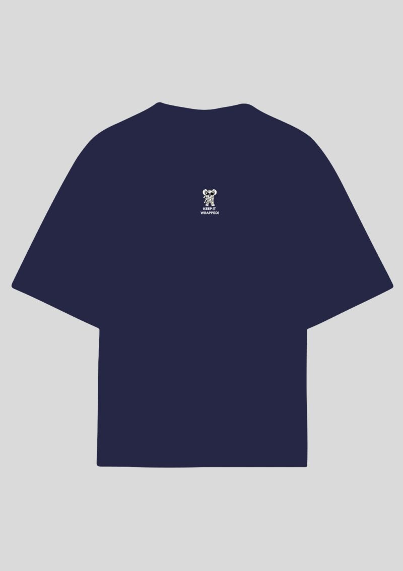 MOM-AZM-CLP Momia Azul Marino Clásica Oversized Koala